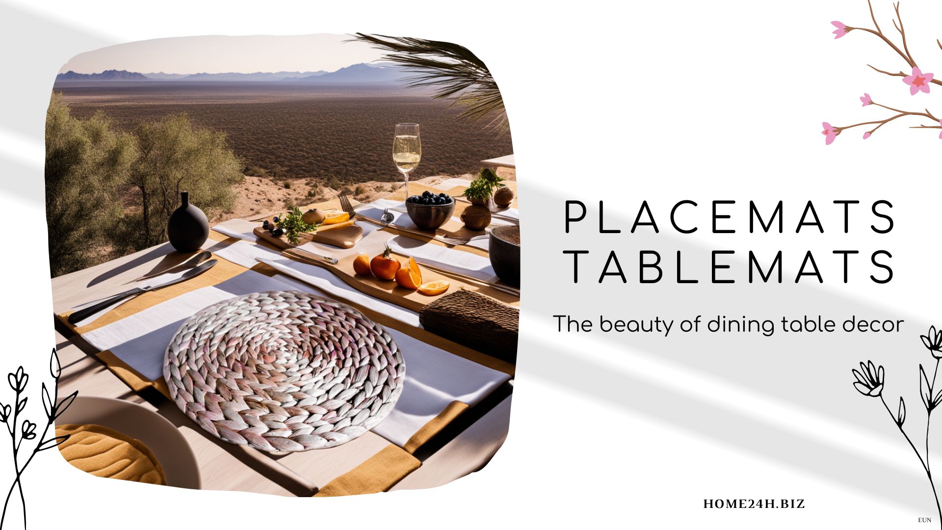 Placemats, Tablemats Natural Material Mats Are The Beauty Of Dining Table Decor.